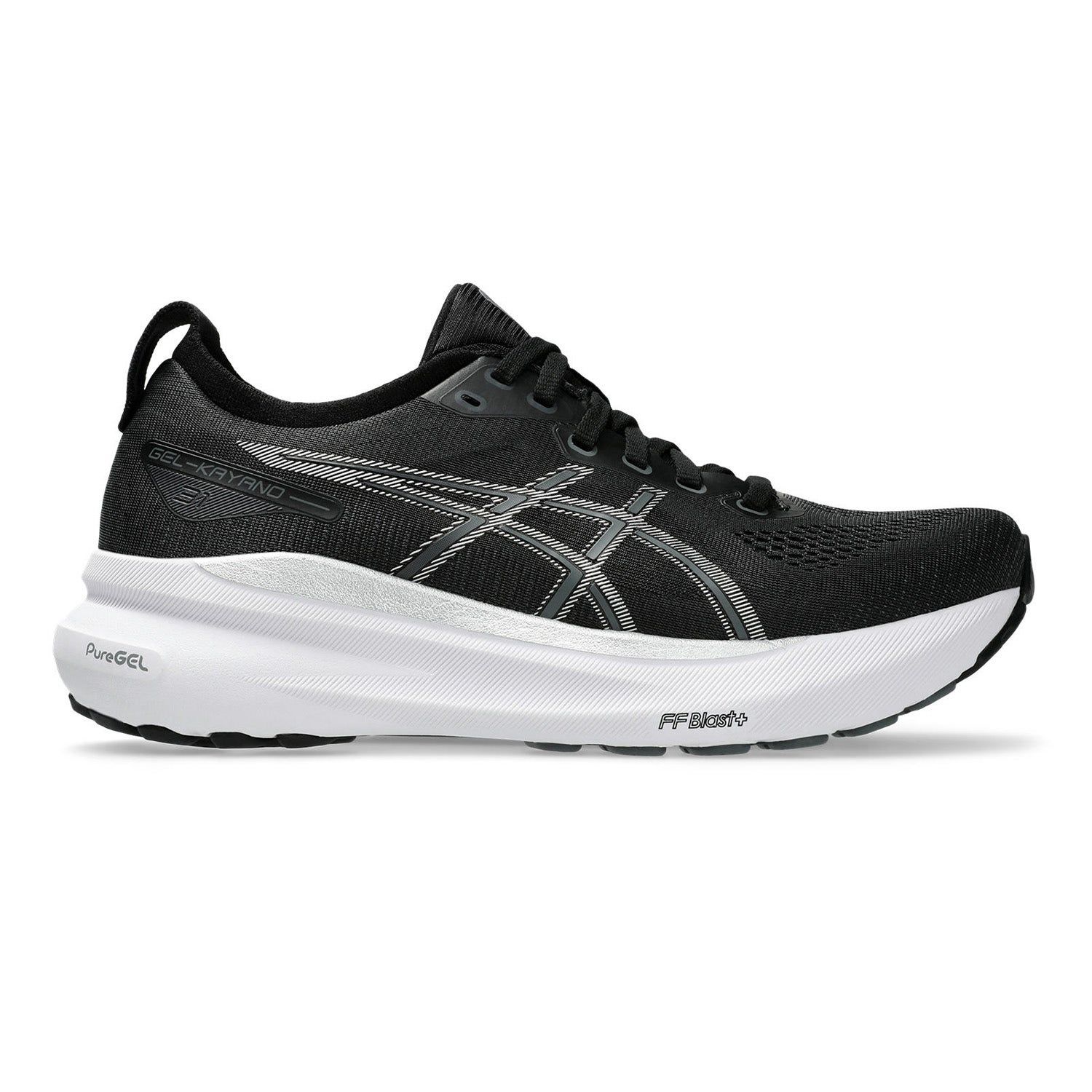 Asics Gel-Kayano 31 - Damessneakers - 38 EU - Zwart Puur Zilver