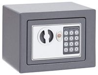 Domus HE/0 Draagbare elektronische kluis, donkergrijs