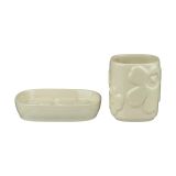 Marimekko Ensemble de salle de bain Unikko 2 pièces Beige