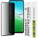 Techsuit Film de protection d'écran Privacy pour Oppo A5 4G, Verre Trempé, Full Glue, 111D