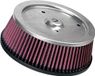 K+N HD-0800 Luchtfilter Zilver