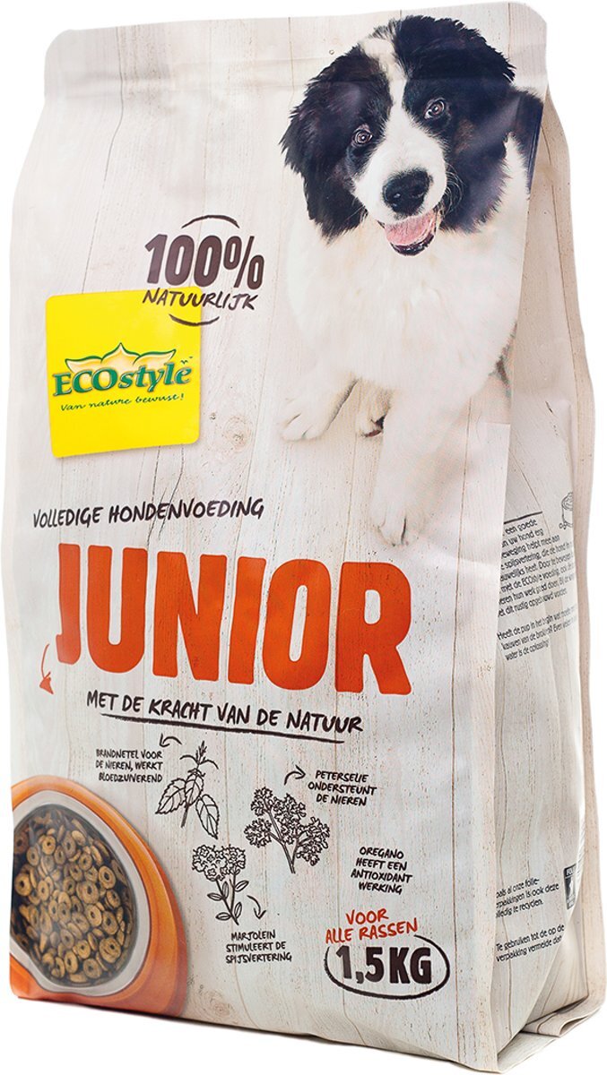 ECOSTYLE VitaalCompleet Puppy & Junior Hondenvoer - 1.5 kg