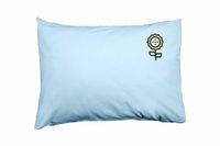 Bona Basics Decoratieve kussenhoes Lichtblauw 50x35 cm