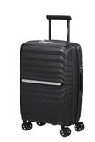 Samsonite Neo Flux - Spinner S Slim, Uitschuifbare handbagage, 55 cm, 39/45 L, Zwart (Black)