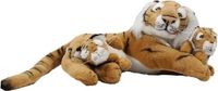 Pia Soft Toys Pluche tijger knuffel 46 cm