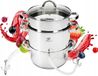 Meyerhoff Ontsapper 8 Liter – RVS Stoomextractor & Stoompan – Ø26 cm – Inductie – Met Aftapslang