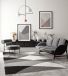 Karpet24 Thales Vloerkleed - 80x140 cm - Grijs - Laagpolig - Modern