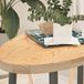 vidaXL - Tafelblad - 100x50x4 cm - ovaal - massief - eikenhout