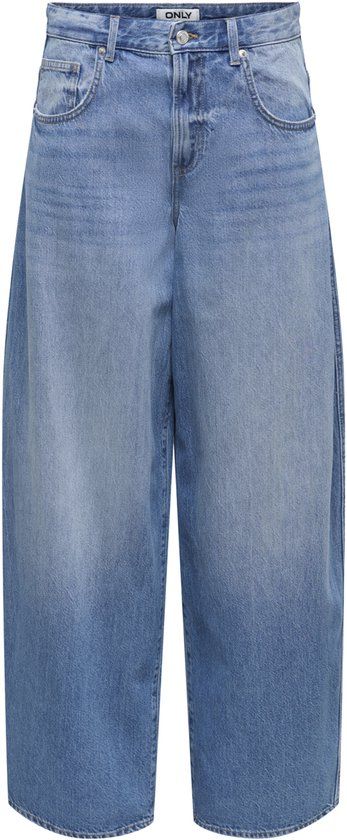 ONLY - ONLTAYLOR HW BARREL DNM PIM678 NOOS - Medium Blue Denim - Jeans - Women - Size M X L34