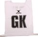 Gilbert Netball Monochrome Netball Bibs - Large - Wit