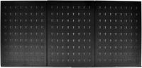 vidaXL Gereedschapswand Metaal Zwart 60x120x60cm