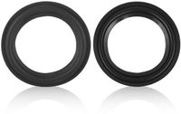 Merkloos / Sans marque Dailygoody - Luidspreker rieten schuim rand - Vervangende subwoofer rubberen rand - Zwart - Woofer reparatie onderdeel - 4 inch