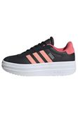 adidas unisex - barn Vl Court Bold Junior Shoes, core black/Semi Frozen Turbo/Pure Turbo, 40 EU