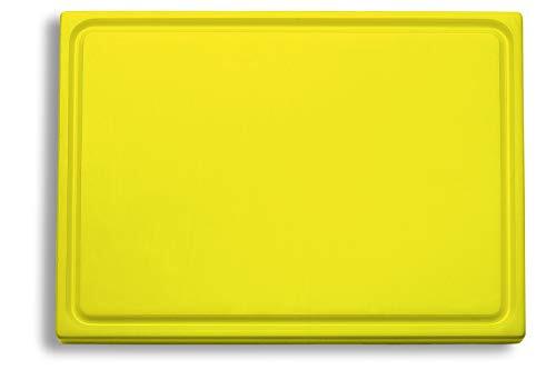 F.DICK Snijplank, sapgoot (kunststof snijplank, geel, 265x325x18 mm, aan beide zijden bruikbaar, HACCP) 91265000-02