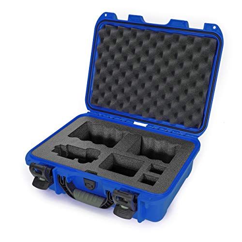 Nanuk 920 waterdichte harde hoes met aangepaste schuim invoegen voor Sony A7R formaat camera - blauw
