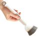 Brosse à vaisselle avec long manche et épurateur rechargeable