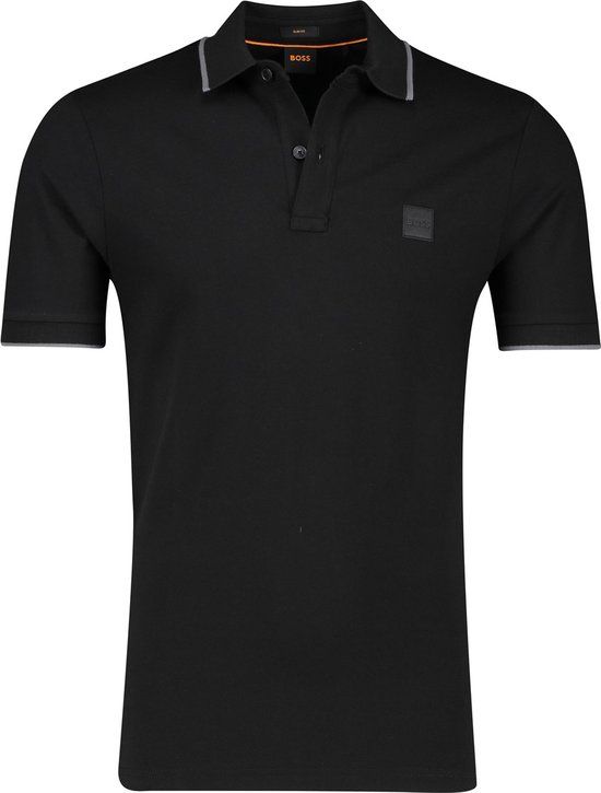 Hugo Boss Passertip slim fit polo zwart heren 3XL