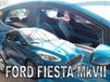 Heko Zijwindschermen geschikt voor Ford Fiesta 5-drs 2017- V + A Ramen Smoke Zwart