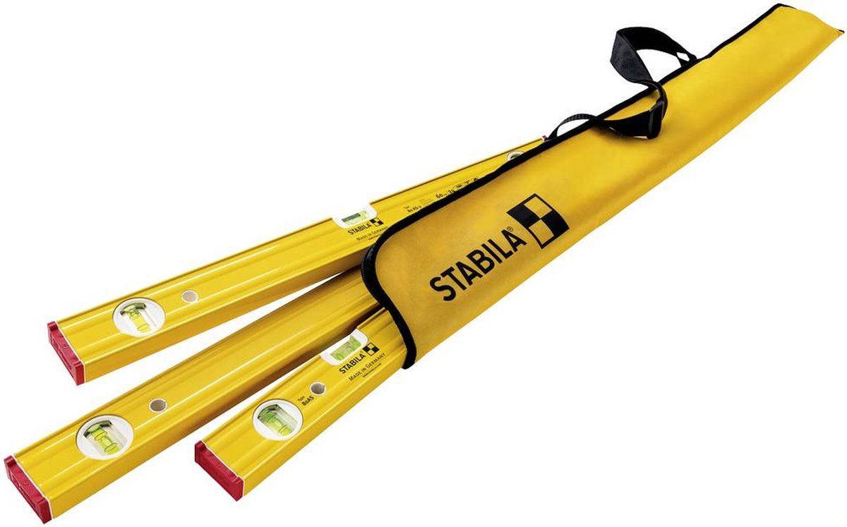 STABILA PRO SET 80 AS 19714 Waterpasset 30 cm, 60 cm, 120 cm 0.5 mm/m