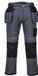 Portwest PW3 Werkbroek met holsterzakken T602 - Grijs/Zwart - 28
