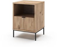 Vicco Eliza Nachtkastje – 40 x 55 cm met 1 lade Viking Eik