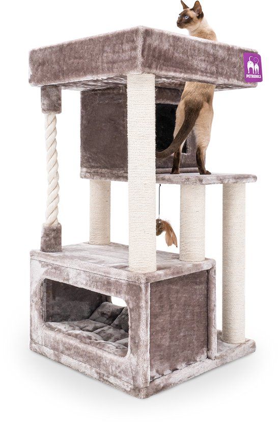 Petrebels Lodge 107 Krabpaal - Cappuccino - Design - zeer stabiel