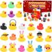 Merkloos / Sans marque CoolCurl oCreon Adventskalender 2024 - 24 Rubberen Eenden