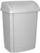 OFFICE products Afvalbak met deksel, kunststof, 15 l, grijs
