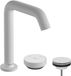 Hansgrohe Tecturis S - Wastafelkraan met uitloop, 2-gats installatie, CoolStart, EcoSmart+, mat wit 73353700