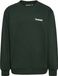 Hummel Sweatshirt sportif vert olive / blanc