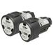 AEG vhbw 2 x batterie rechargeable pour BBH12, BBS 12C, BLL12C, BLL 12C, BS12C, BS 12C, BS12C, BS12C2 outils électriques (2000 mAh, Li-Ion, 12 V)