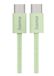 Hama Câble USB en tissu USB 2.0 1 m USB C 0,48 Gbit/s Vert