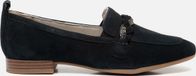 Tamaris Instappers Blauw Leer Dames Maat 39