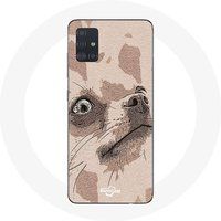 Maniacase Hoesjes voor Samsung Galaxy A51 4G Chihuahua Hondenras