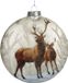 Goodwill - Kersthanger - glas - crème - B13,5 x L2 x H13,5 cm