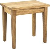 Table d'appoint sans marque, chêne huilé, 43 x 30 x 42