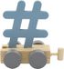 Charl's Toys Lettertrein hashtag blauw