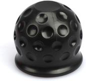 Attelage Boule Couverture - Capuchon de Protection de Remorque - Protéger l'Attelage - Installation Facile - 50 mm - Noir