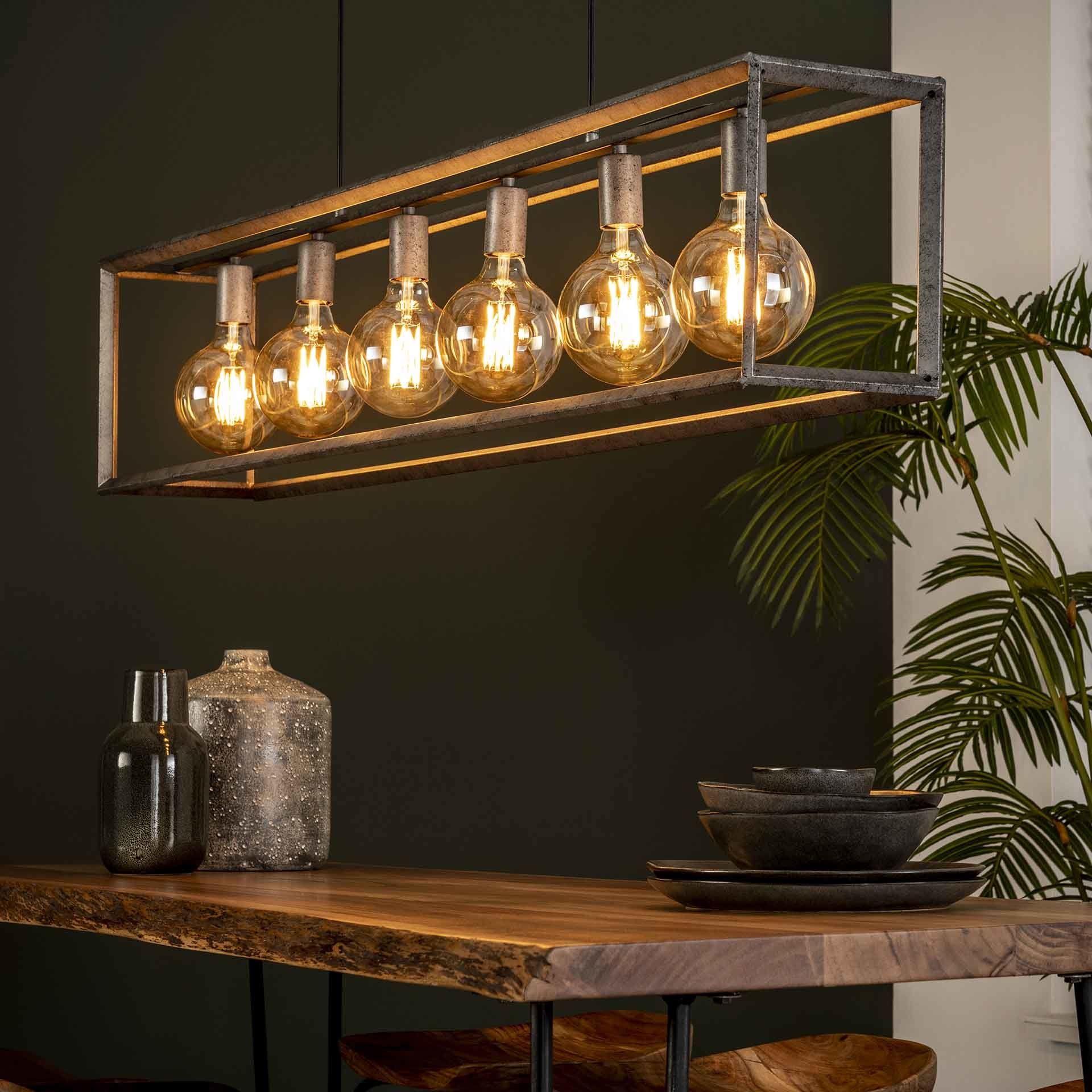 Gister&Vandaag Hanglamp Bas 6L 45 graden buis