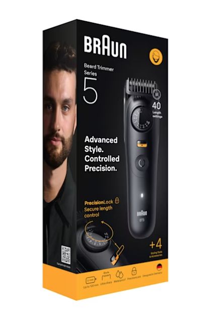 Braun Series 5 BT5520 Baardtrimmer - 40 Lengtestanden - Zwart