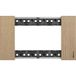 BTicino Living Now Placca 4 modules van hout, eiken - 8005543622247