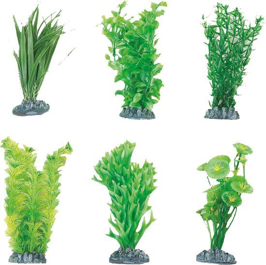 FLAMINGO Aquariumplant plastic fiji assorti - l - 27 cm