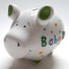 Merkloos / Sans marque Spaarvarken Company Spaarpot Baby Boy 12,5 x 9 x 9 cm