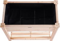 VEVOR Verhoogd Houten Plantenbak - 86x46x76cm - Burlywood