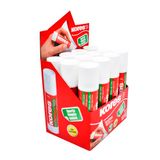 Kores lijmstift, massief, wasbaar, niet giftig, 10 g (12 stuks)