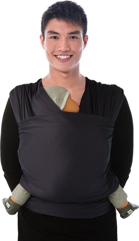 Babylonia Tricot-Slen Cool Draagdoek - navy blue - Rekbare draagdoek - Biologisch katoen