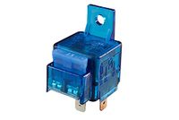 HELLA Relais, werkstroom - 24V - 4pool - Bedradingsschema: S10 - Stekker: A - Werkstroomrelais - Kleur: lichtblauw - met standaard - 4RA 003 530-051