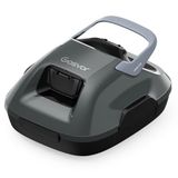 Draadloze zwembadrobot, zwembadstofzuiger met looptijd van 90 minuten, automatische reiniging met automatische parkeerfunctie, compacte zwembadreiniger, ideaal voor 80 m²