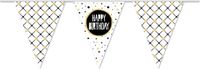 Haza Witbaard Haza Vlaggenlijn Happy Birthday Fesive Gold Collection
