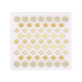 Peggy Sage Stickers décoratifs pour ongles Jewel Golden Drops